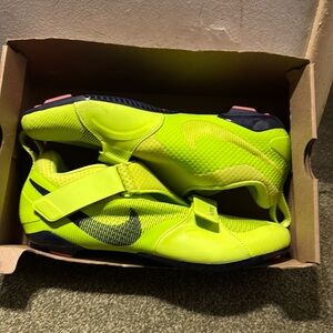 NIKE CYCLING SHOES NEON color 
Size 11 1/2 Men